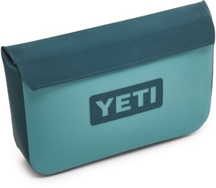 YETI Sidekick Dry Waterproof Gear Case Side view (River Green)
