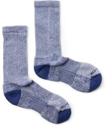 Signal Crew Grip Sock - Arctic Blue-White