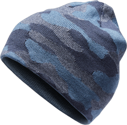 north face camo beanie