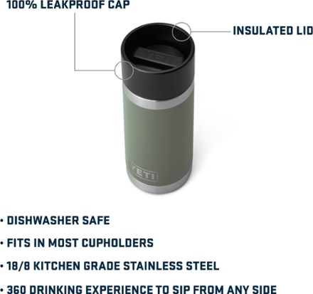 YETI Rambler Vacuum Bottle with HotShot Cap - 12 fl. oz. 3
