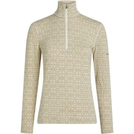 Icebreaker Merino 260 Vertex Long-Sleeve Half-Zip Alpine Geo Base Layer Top - Women's 0