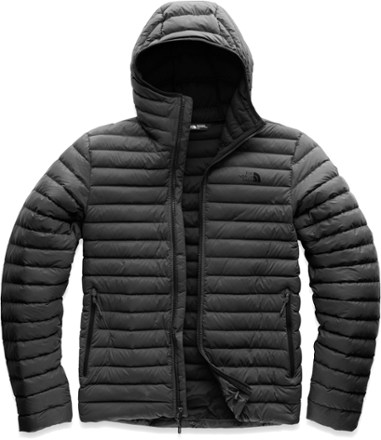 the north face stretch down hooded jacket