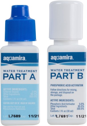 Aquamira for Backpacking and water treatment on the AT