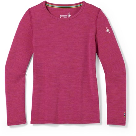 Smartwool Classic Thermal Merino Crew Base Layer Top Pink M