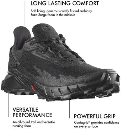 Salomon Alphacross 4 Trail-Running Shoes - Women's 8
