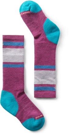 Smartwool Wintersport Full Cushion Stripe Over The Calf Socks - Kids' 0