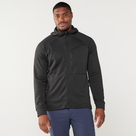 Fjallraven Abisko Grid Fleece Hoodie - Men's | REI Co-op