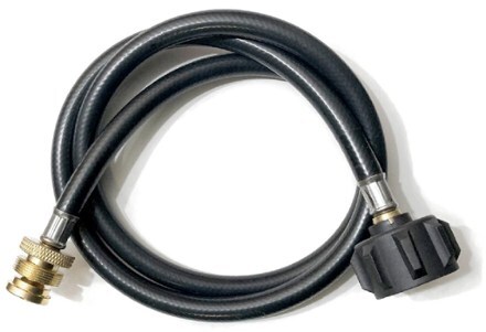 GOK Caravan Camping Gas Hose 40cm – G 1/4 UEM To RVS 10mm, With Regulator (30 Mbar)