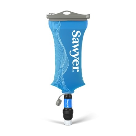 Sawyer Squeeze Water Filtration System with Cnoc Premium 2-Liter Bladder 0