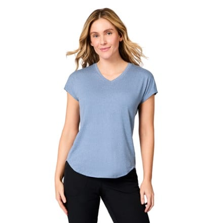 Free Country Microtech Chill V-Neck T-Shirt - Women's 0