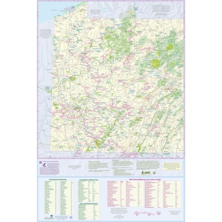 Purple Lizard Maps Pennsylvania Outdoor Recreation Map 4