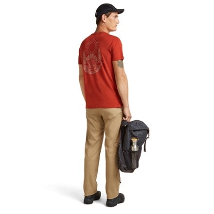 Icebreaker Merino 150 Tech Lite Forest Footsteps T-Shirt - Men's 5