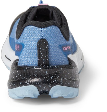 Catamount 2 Trail-Running Shoes - Women's [Back view (Blue/Black/Yellow)]