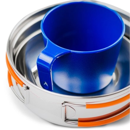 GSI Outdoors Glacier Stainless 1-Person Mess Kit 3