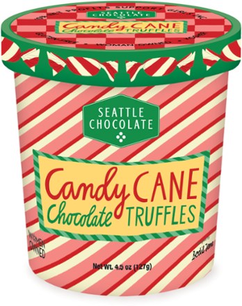 Seattle Chocolate Candy Cane Chocolate Truffles Pint 0