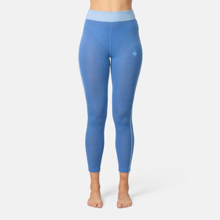 Kari Traa Ulla Capri - Sous-pull Femme - XL - Orange/Gris - Base Layer Long Johns