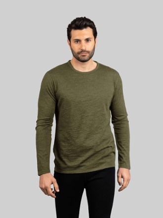 Arms of Andes Men's 160 Ultralight Alpaca Wool Long-Sleeve Base Layer Shirt