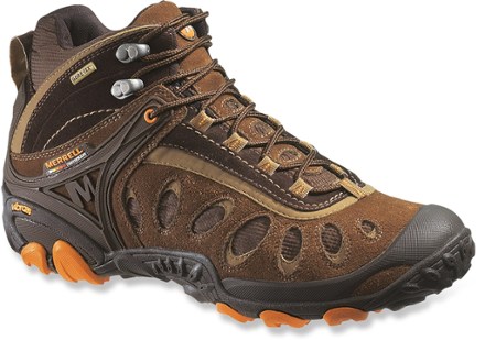 merrell men's chameleon tall gtx boots