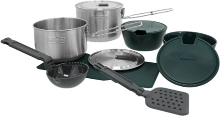 Stanley Adventure All-in-One Two Bowl Camp Cook Set - Stainless Steel 