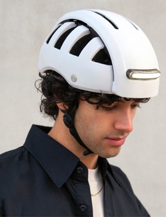 bike helmet bill rei FEND Super Helmet + Lights Small / White