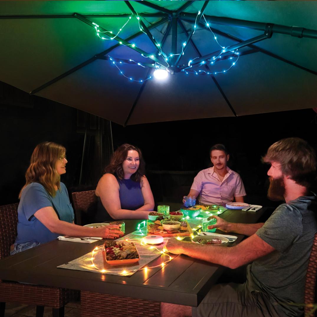 Location Image for Radiant StarLit Rechargeable Lantern and String Light