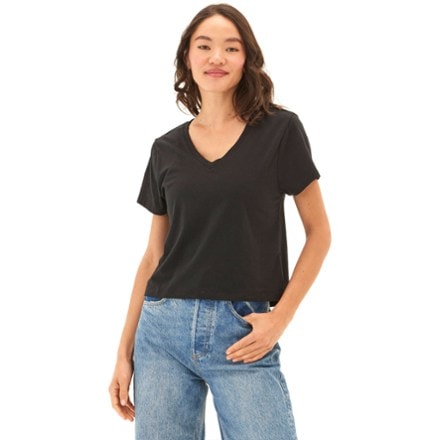 Threads 4 Thought Ada Triblend V-Neck T-Shirt - Women's 0