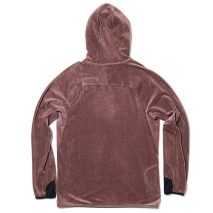 Mountain Hardwear AirMesh Long-Sleeve Hoody - Men's Reversible: brushed backer side out (WILD TAUPE)