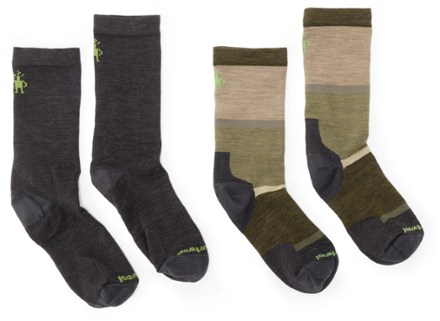 Smartwool Everyday Robbers Roost/Anchor Line Zero Cushion Crew Socks - Men's - 2 Pairs 0