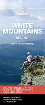 AMC White Mountains Trail Map 1 Presidential Range - 31st Edition 0