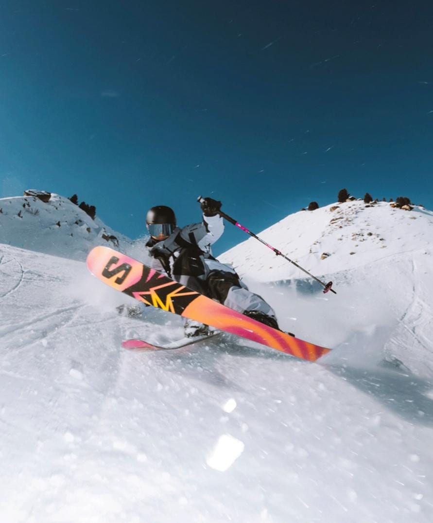 Location Image for QST 100 Iceberg Green Skis - 2025/2026