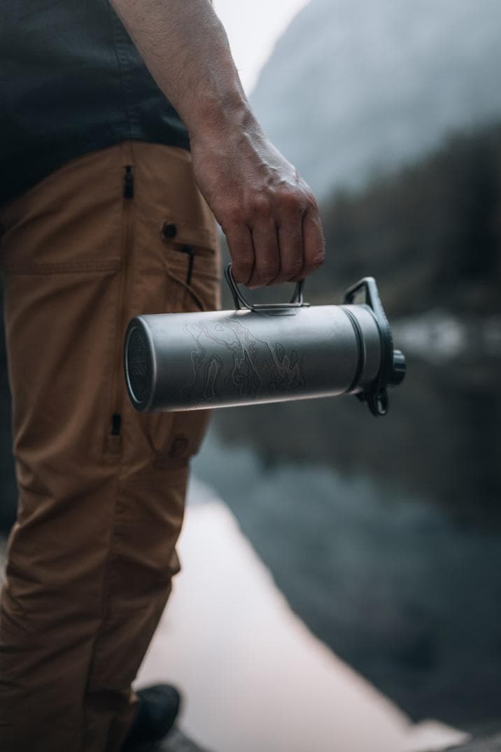 Location Image for GeoPress Ti Water Filter and Purifier Bottle - 24 fl. oz.