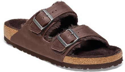 Birkenstock Arizona Shearling Slide Sandal - Men's - Free Shipping