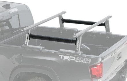 Yakima SideBar Side Rails - Long Bed Side view (Black)
