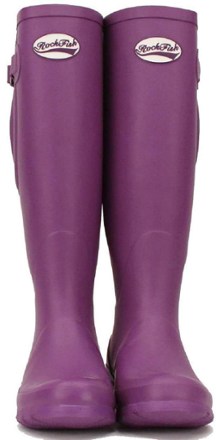 ROCKFISH Original Tall Adjustable Natural Rubber Rain Boots - Women's 2