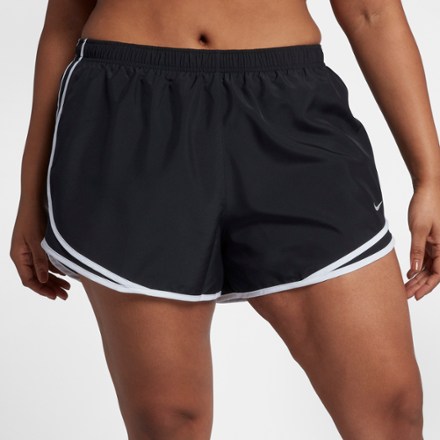 plus size white nike shorts