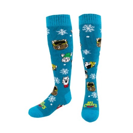 Hot Chillys Snow Pups Mid Volume Socks - Kids' 0