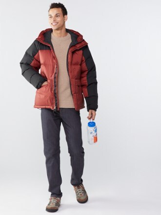 north face long down coat