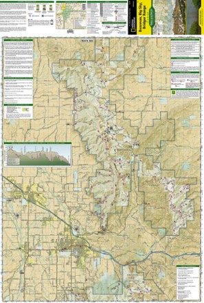 National Geographic Bozeman, Big Sky, Bridger Range Topographic Map 1