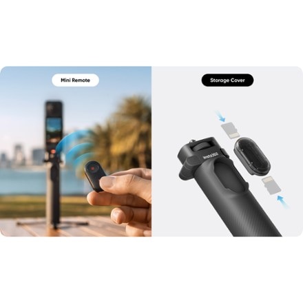 Insta360 2-in-1 Selfie Stick Remote Kit BLACK