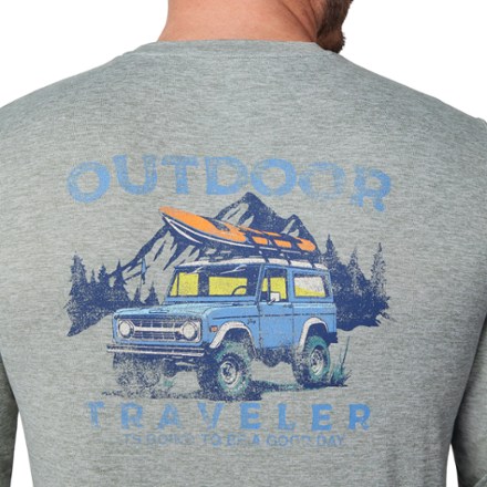 Free Country Long-Sleeve Back Graphic Crew Shirt - Men's 2