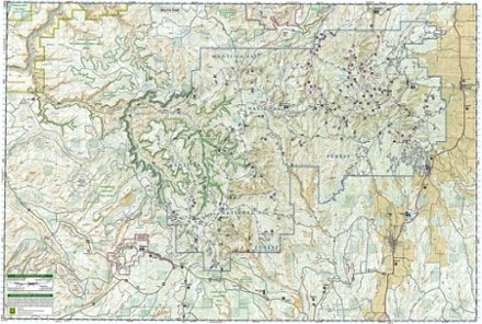 National Geographic Manti La Sal National Forest Trail Map 2