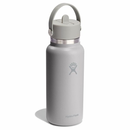 Wide-Mouth Vacuum Water Bottle with Flex Straw Cap - 32 fl. oz.