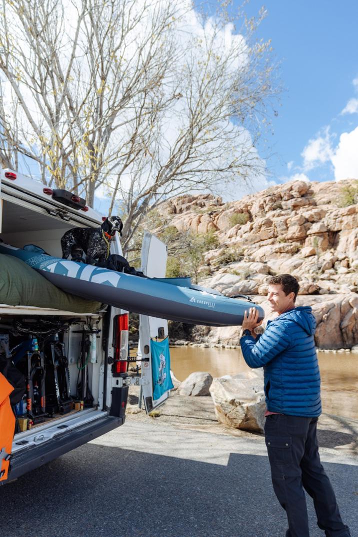 Location Image for Platte Inflatable Kayak with Paddle