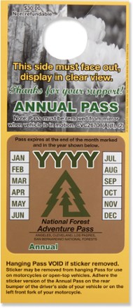  Southern California Annual Forest Adventure Pass 0