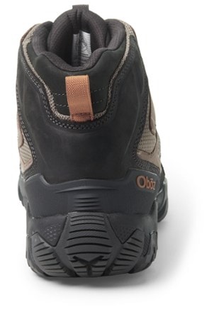 Oboz Sawtooth X Mid Hiking Boots - Men's Back view (Rockfall)