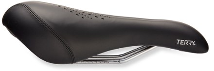 Terry Liberator Y Gel Saddle - Men's Side View (Black/Black)