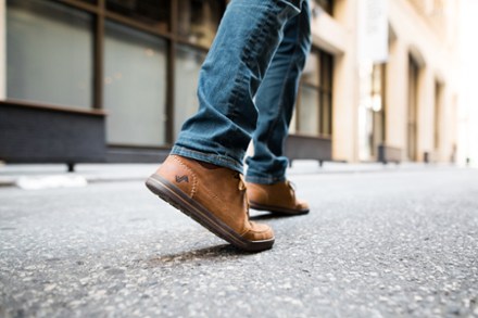 casual leather boots