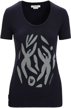 Icebreaker Tech Lite II Nature Celebration Scoop T-Shirt - Womens