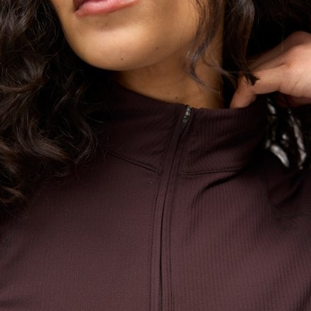 Halfdays Julie Ribbed Quarter-Zip Top - Women's 4