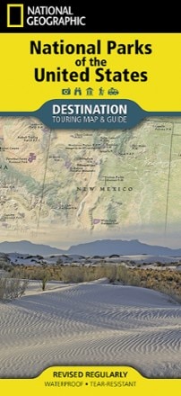 National Geographic National Parks of the United States Touring Map & Guide 0